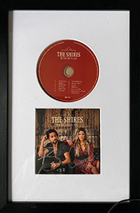  Signed Albums Framed -  Shires 10 Year Plan Signed CD
